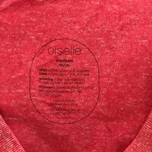 oiselle Tops - Red wicking Top oiselle Tops - Red wicking Top